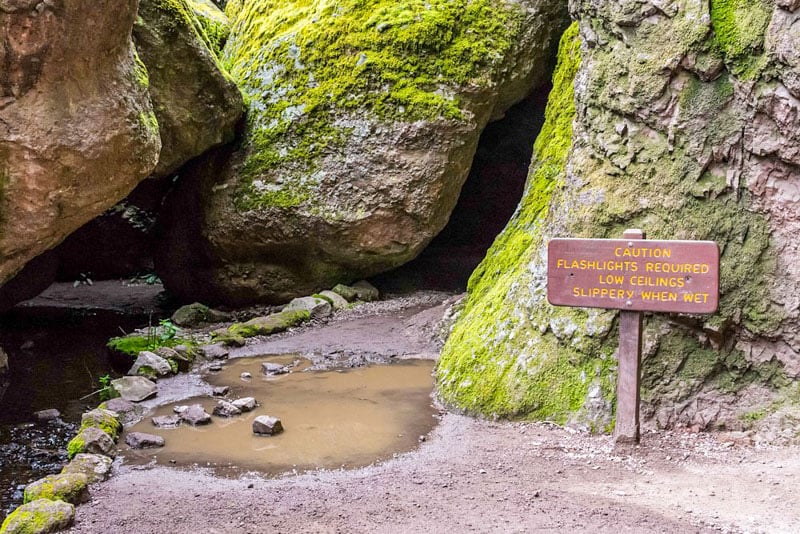 Bear Gulch Cave leads to the stunning Bear Gulch Reservoir, perfect for a lunch break.