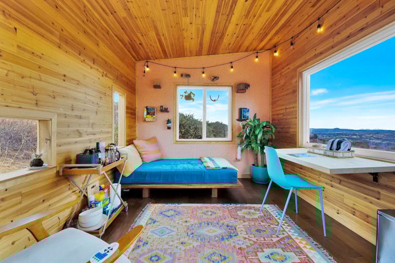 Casa Rosada is one of the most beautiful Airbnb cabins in the USA.