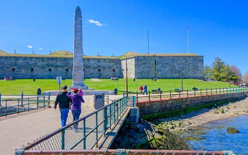 Castle Island is one of the things to do in Southie (South Boston).