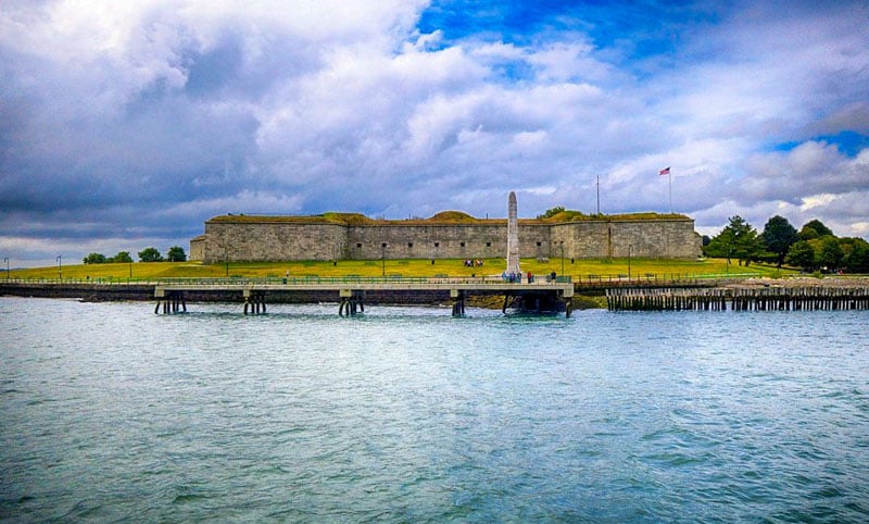Castle Island is a historic park in Boston with Fort Independence and harbor views.