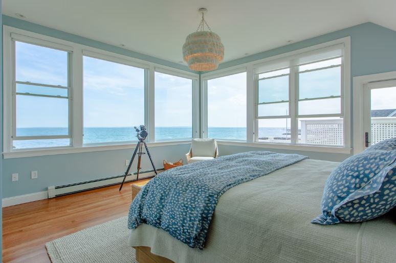 Master bedroom with breathtaking views