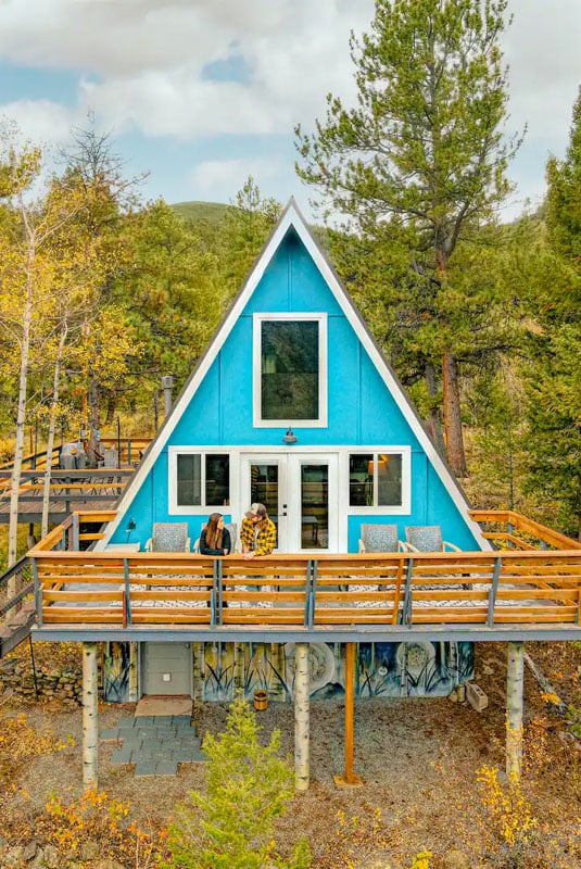 Image showing A-house cabin in The Hygge Chalet and Sauna.