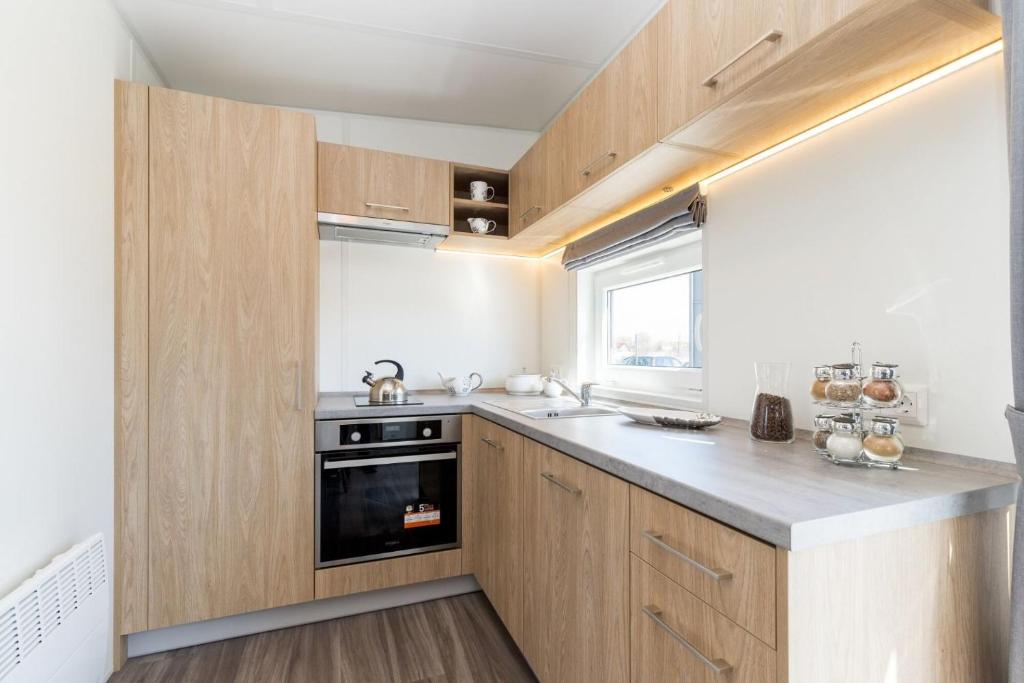 Well-equipped kitchen area