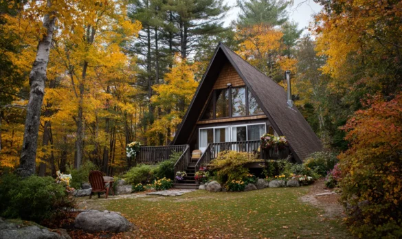 Beautiful fall foliage vacation homes in New England