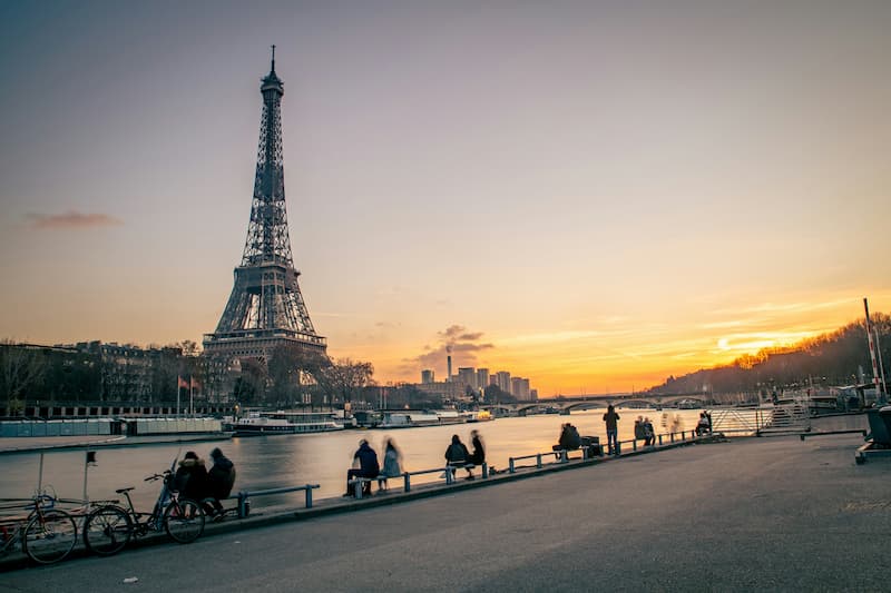 The River Seine with views of Eiffel Tower