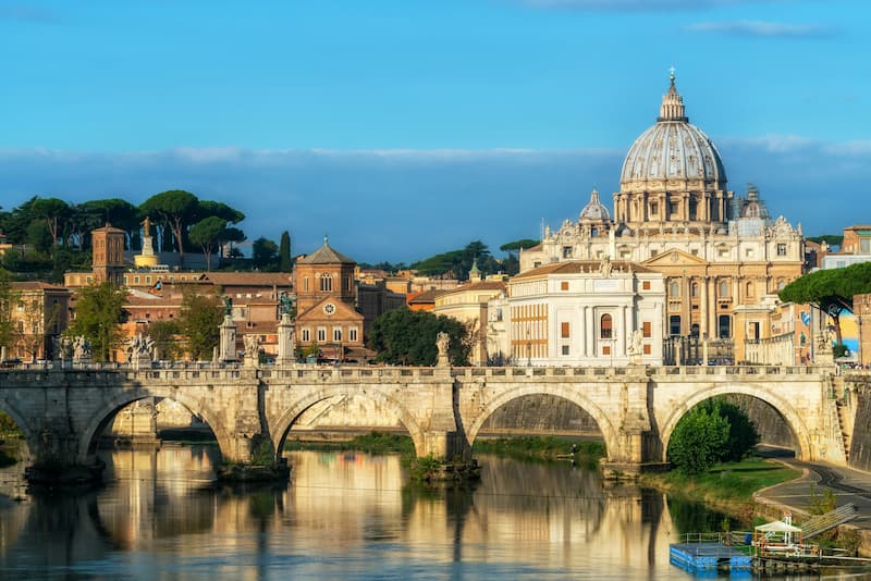 View of Rome and the Vatican