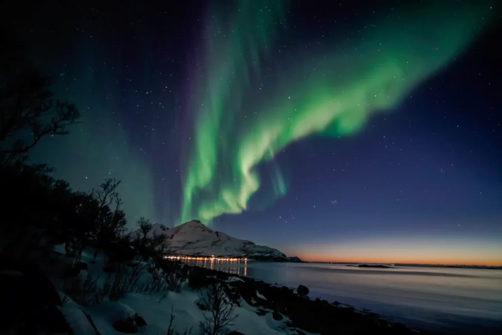 Beautiful aurora tour in Tromso