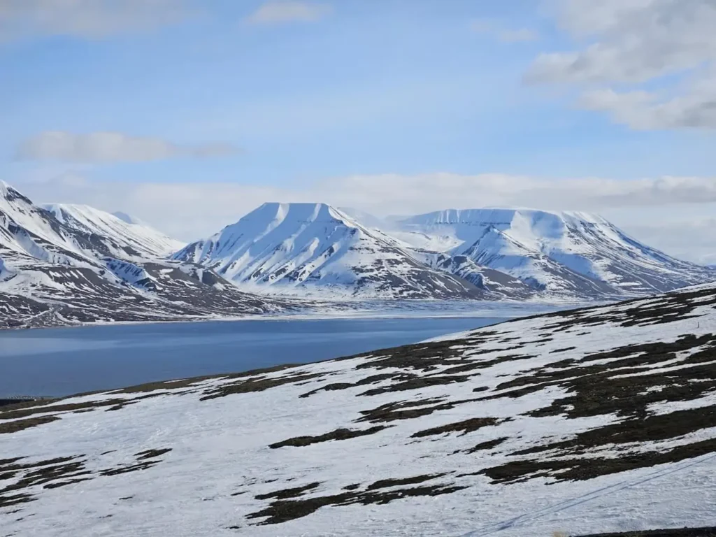 Snowshoeing adventure in Svalbard