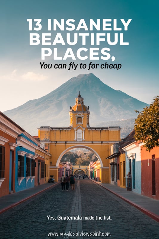 Beautiful flight to Guatemala Pin
