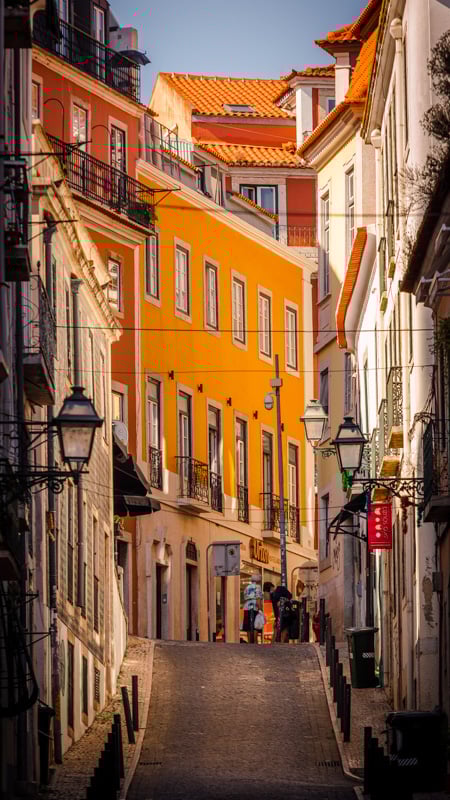 My photo of the beautiful streets of Lisbon