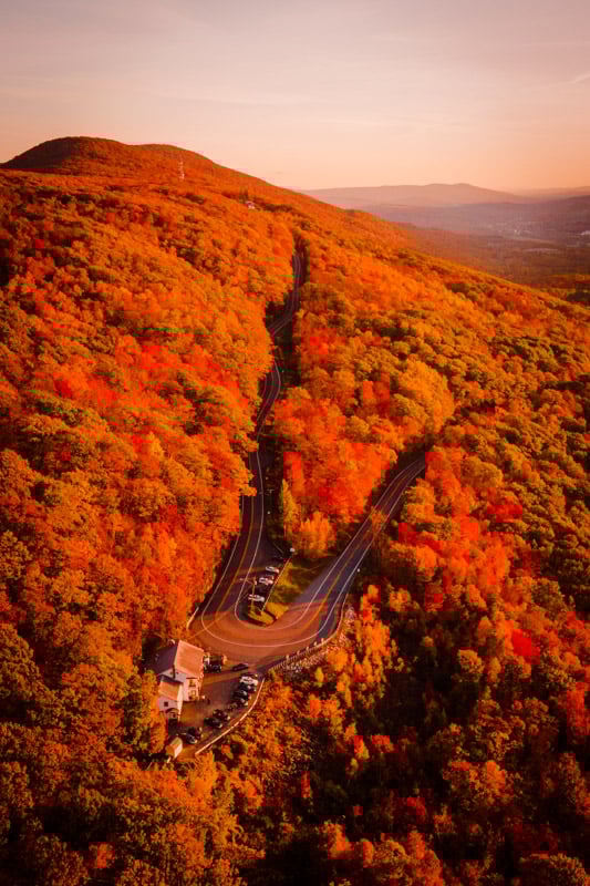 My photo of the Mohawk Trail in the Berkshires