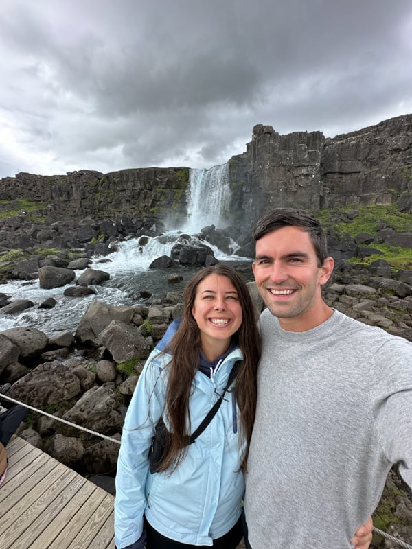 Near Reykjavik are some of my favorite waterfalls