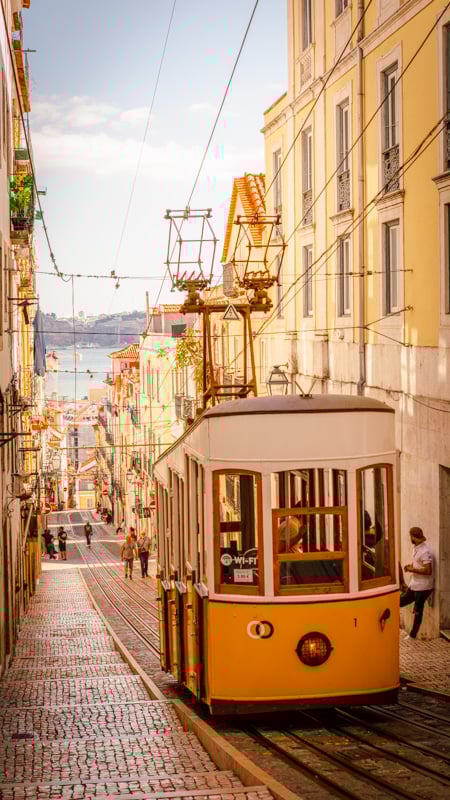 My photo of a street car in Lisbon