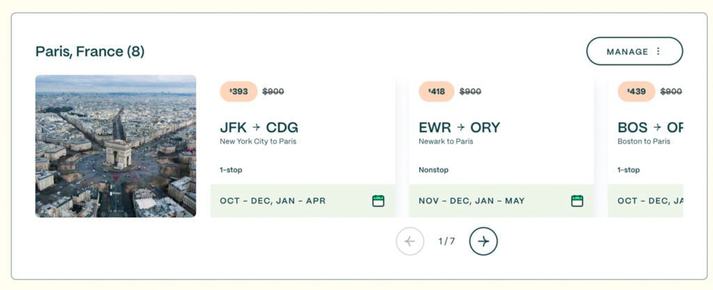 Paris watch list via Going.com
