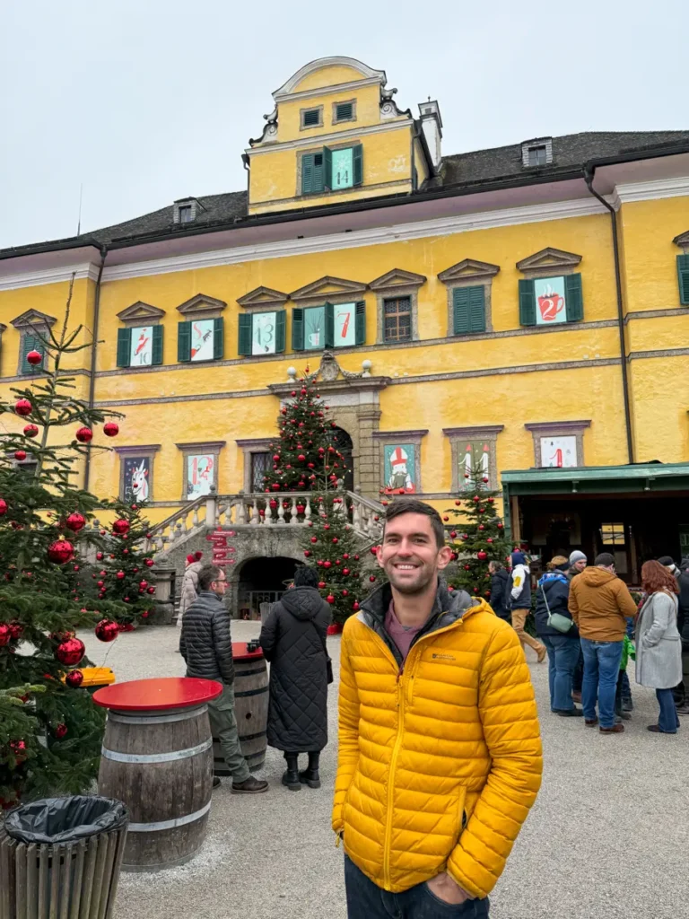 My photo of me at Hellbrunn Christmas Market