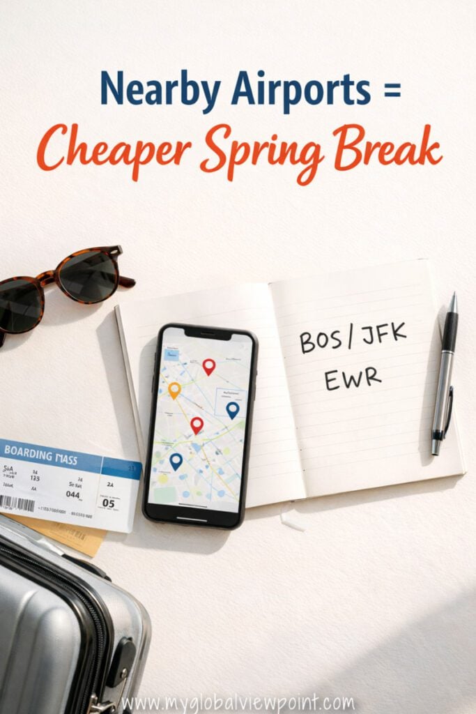 Nearby airport to find cheap Spring Break flights
