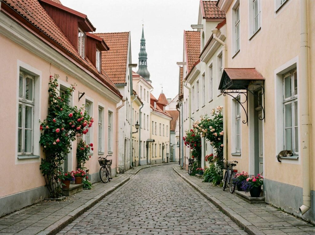 My photo of a charming street in Tallinn