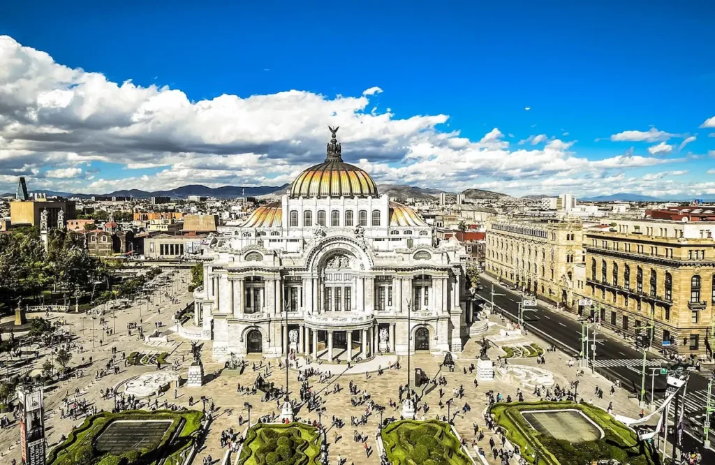 The Palacio de Bellas Artes