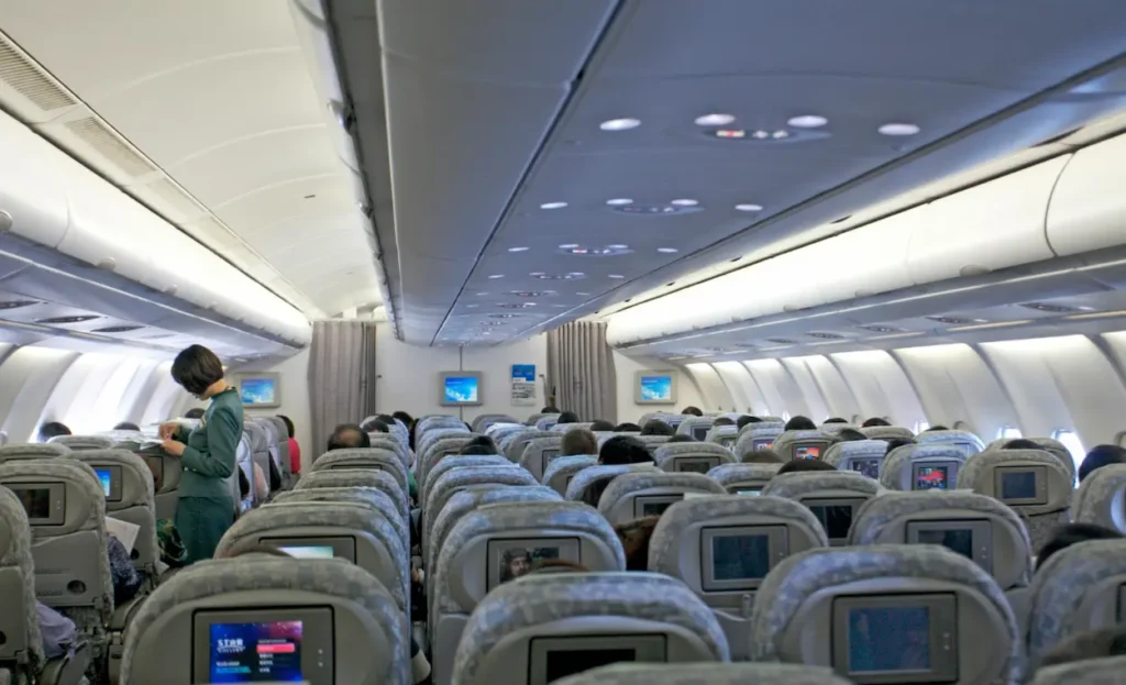 Widebody economy cabin