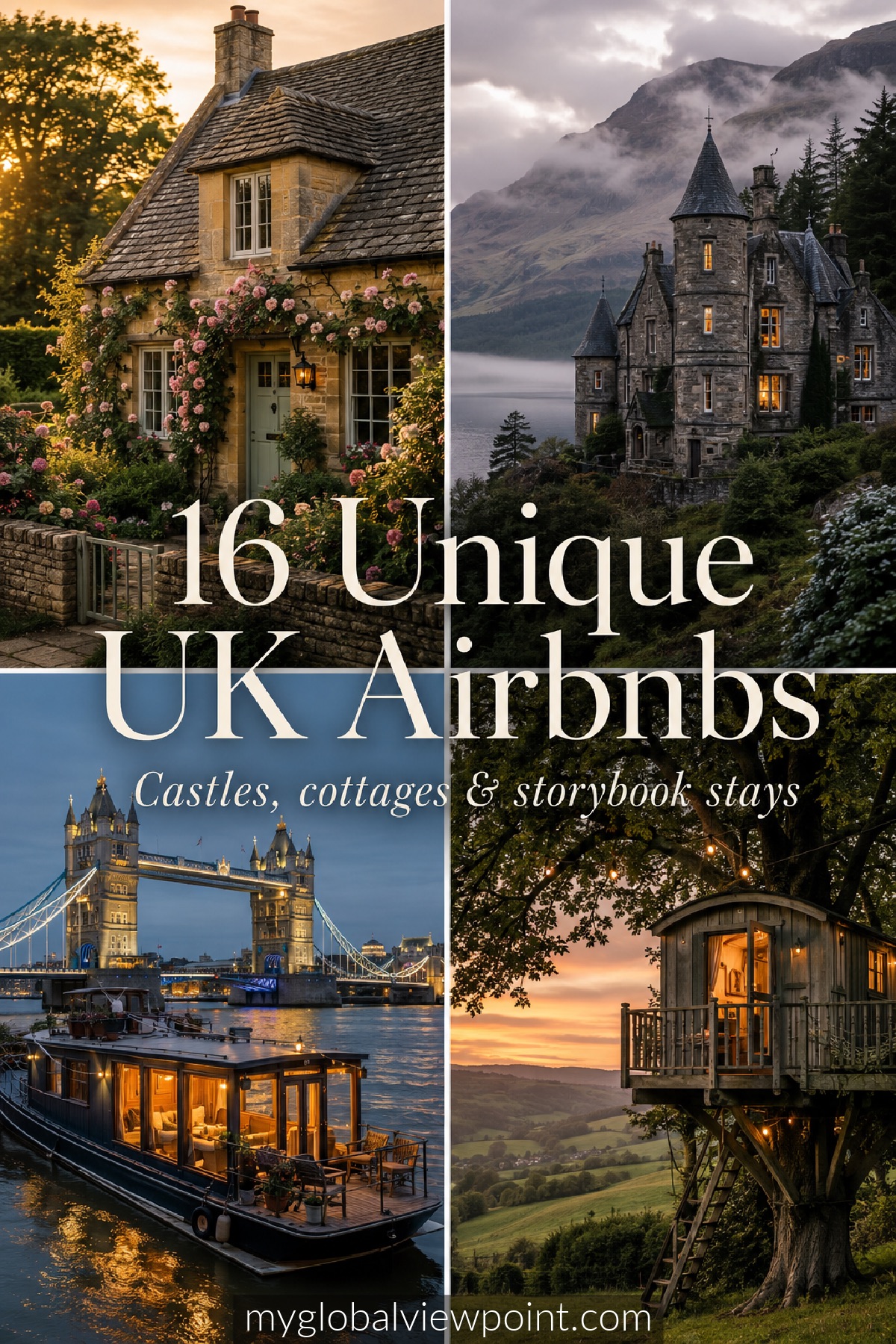 Top Airbnb vacation rentals in the UK
