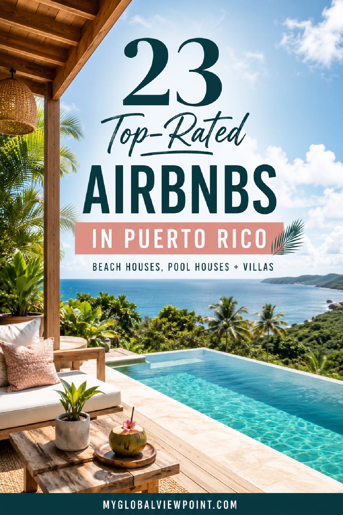 Unique Airbnbs in Puerto Rico pinterest photo