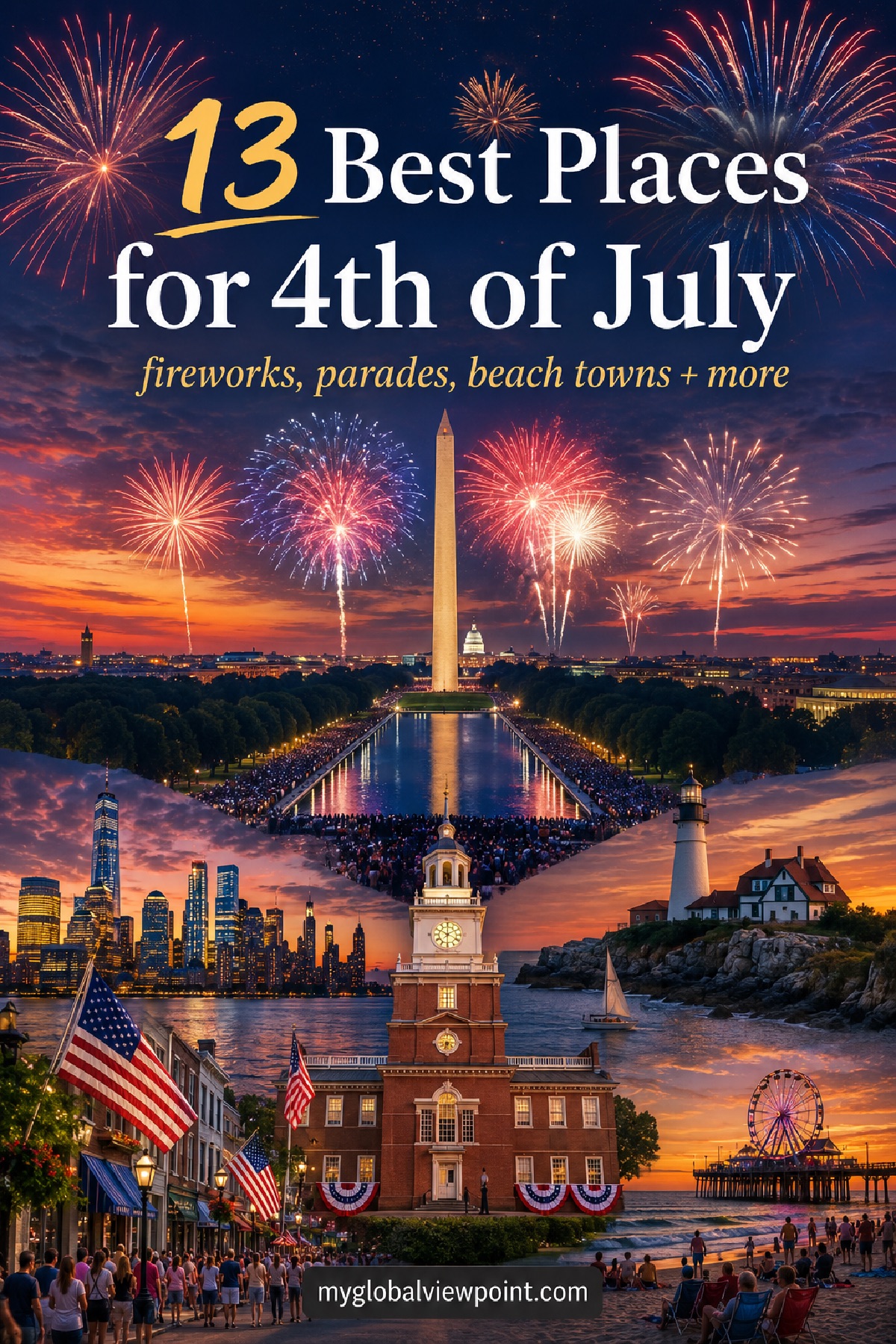 Best places to visit for 4th of July in the USA