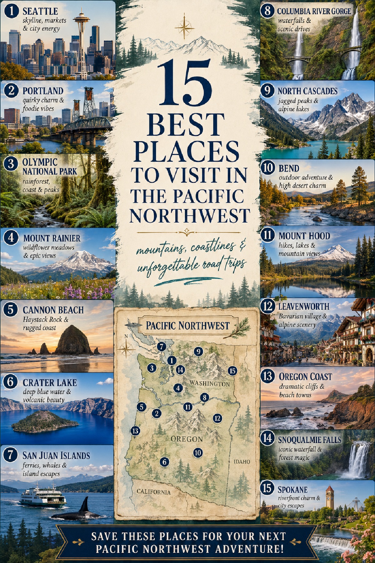 The top places to visit in the Pacific Northwest right now