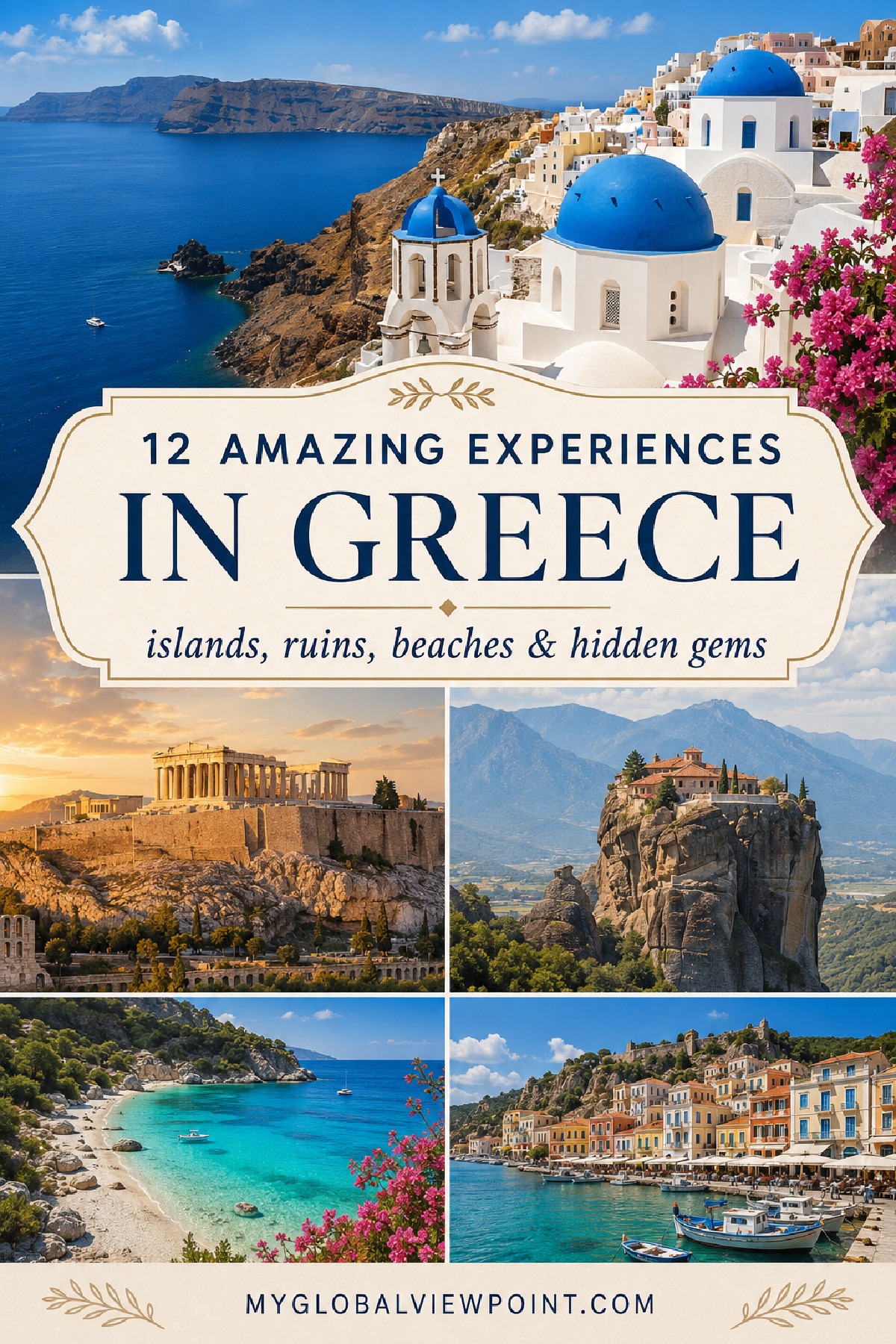 The most amazing experiences and places to visit in Greece