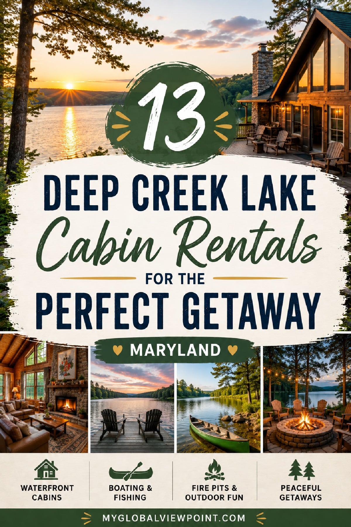 Top cabin rentals in Deep Creek Lake, Maryland