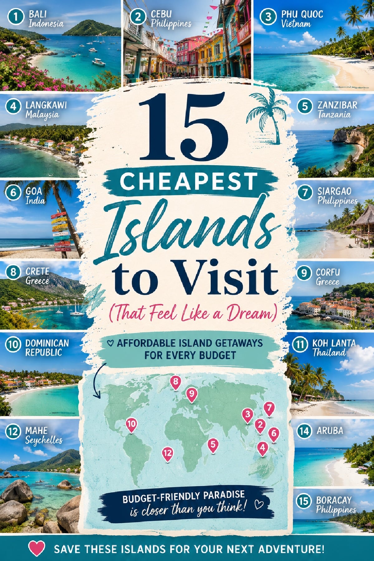 My favorite affordable islands
