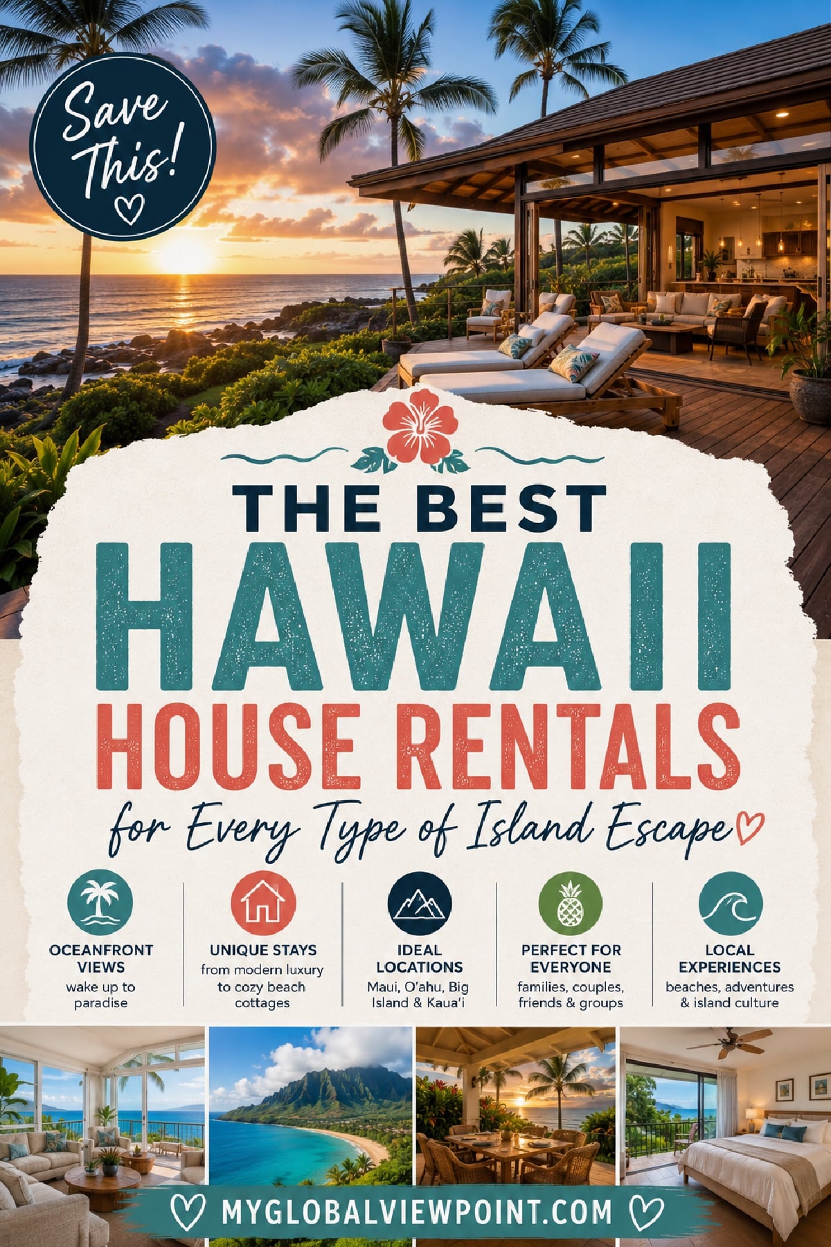 Coolest beach house rentals in Hawaii for all types of travelers
