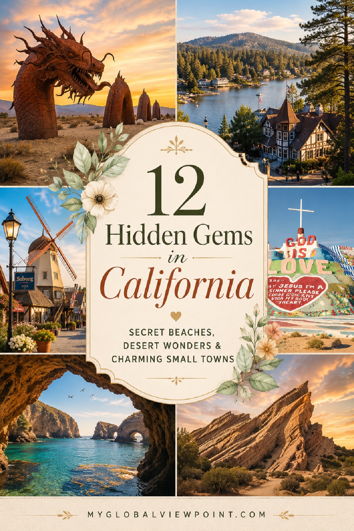 Magical hidden vacation spots in California