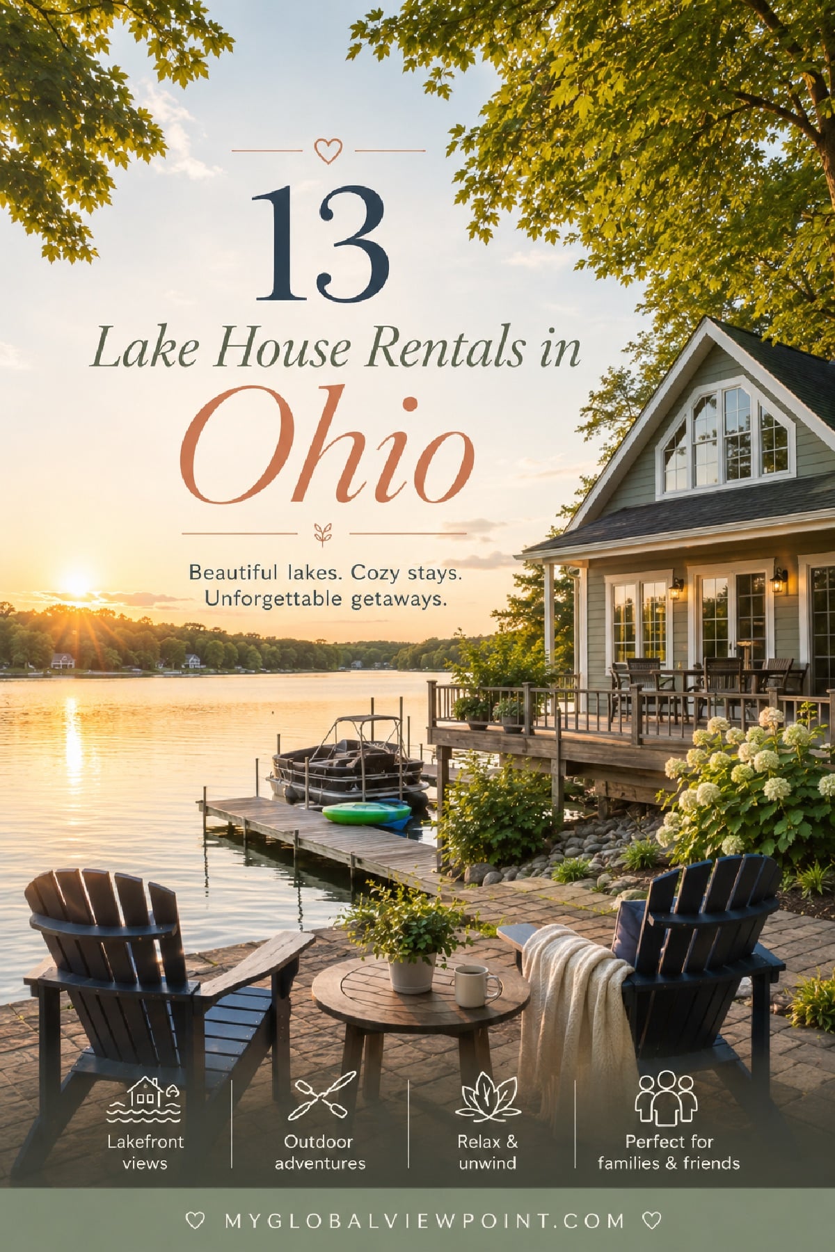 The coolest lake house rentals in Ohio for a dreamy getaway