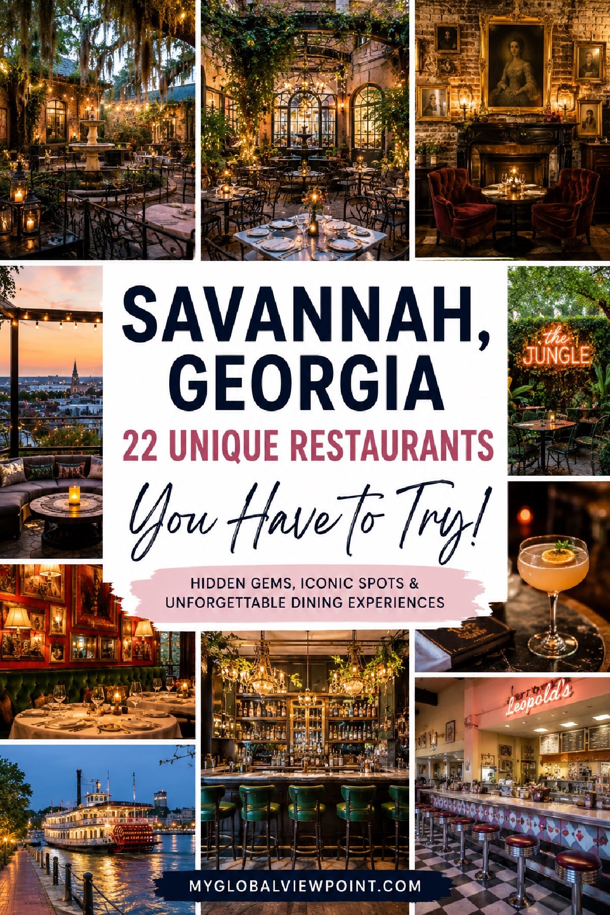 The top restaurants to visit in Savannah, GA right now