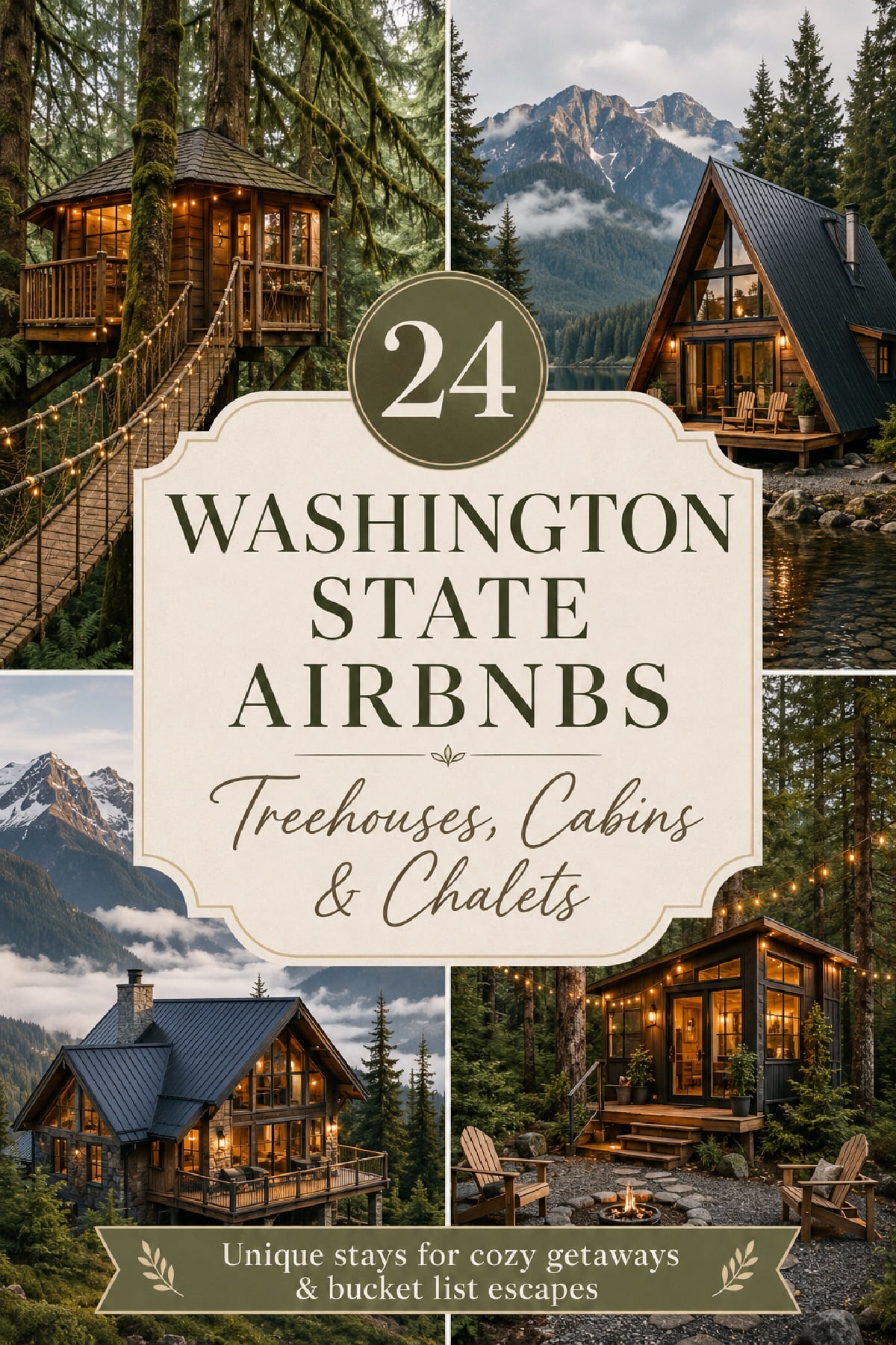 Washington State vacation homes