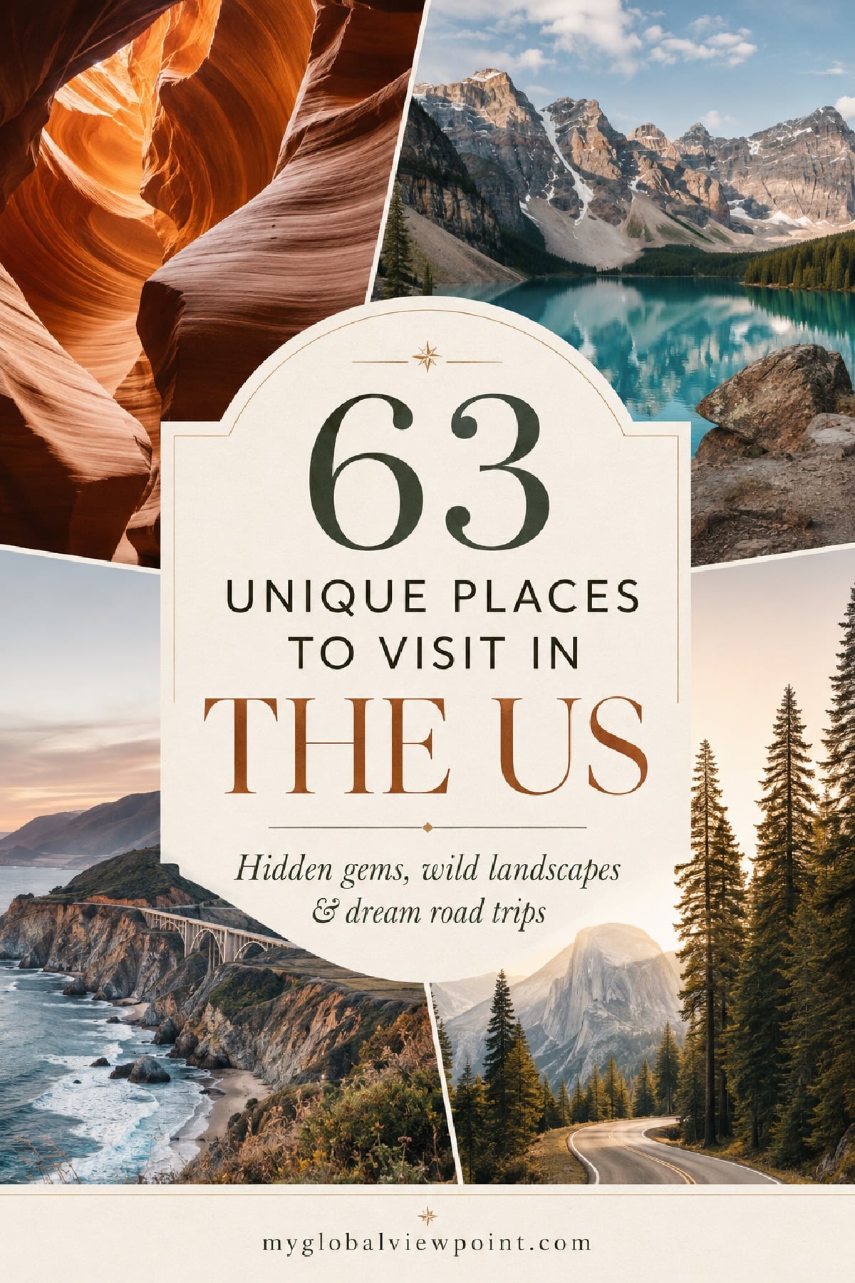 63 unique places to visit in the US for hidden gems, wild landscapes, and dream road trips