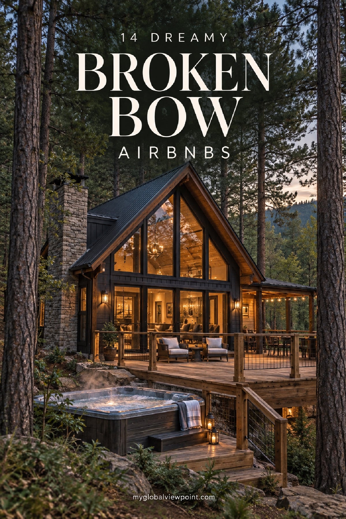 Top Airbnbs in Broken Bow Oklahoma Pinterest Photo