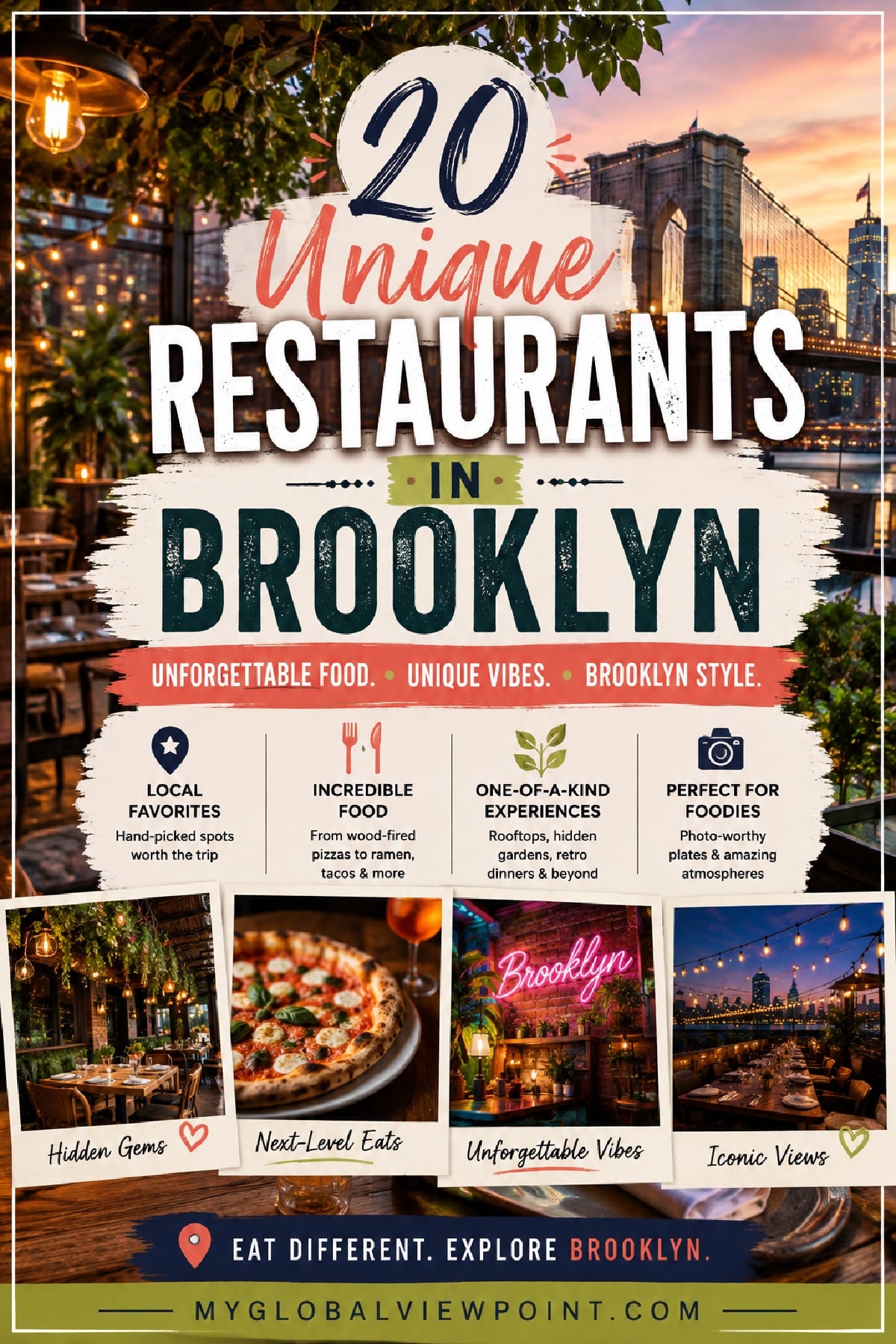 Unique restaurants to try in Brooklyn