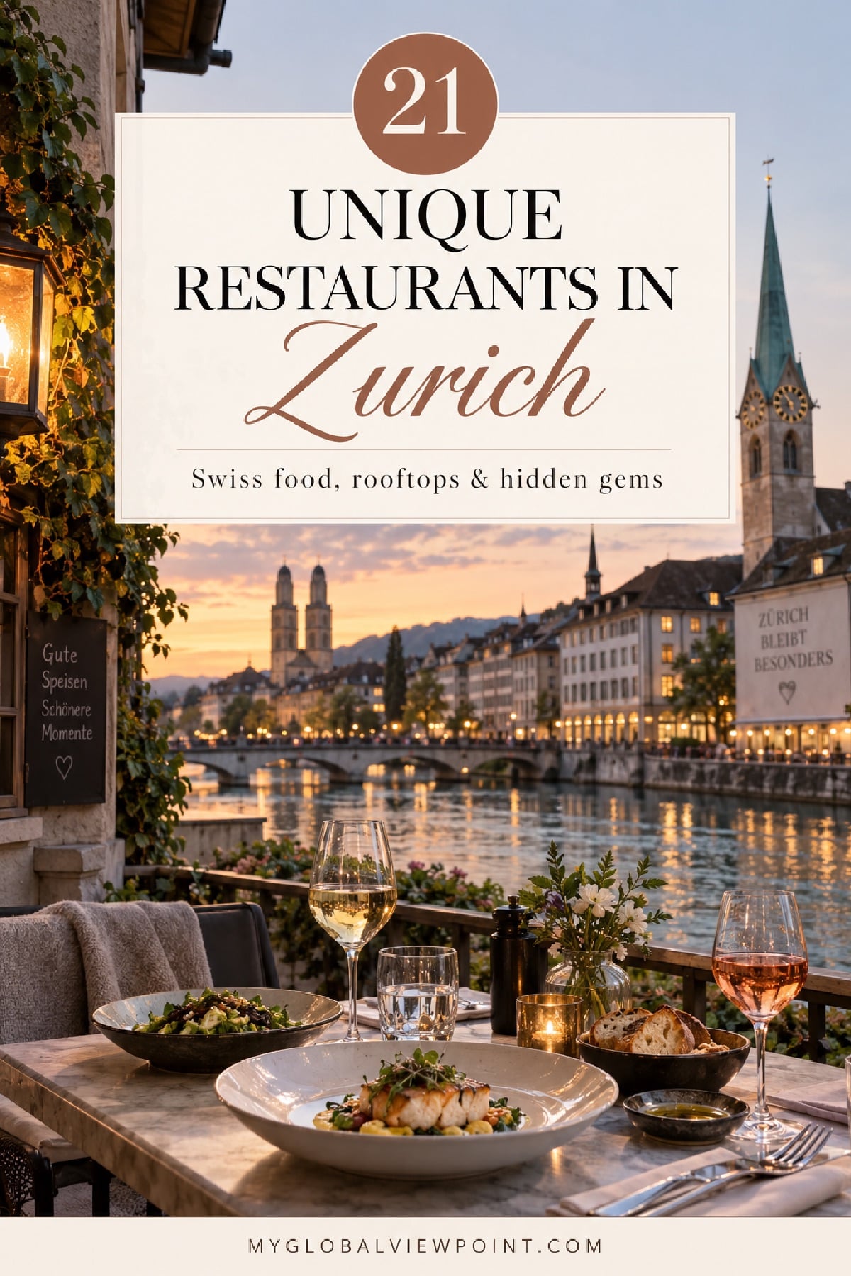 The top restaurants to visit in Zurich right now